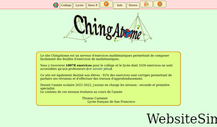 chingatome.fr Screenshot