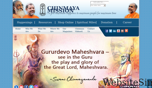 chinmayamission.com Screenshot