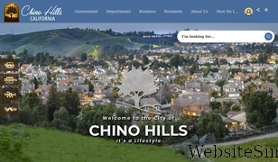 chinohills.org Screenshot