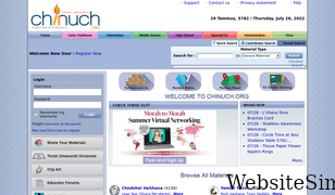 chinuch.org Screenshot