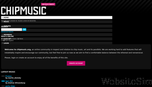 chipmusic.org Screenshot