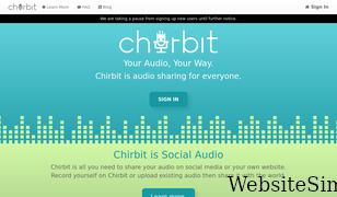 chirbit.com Screenshot