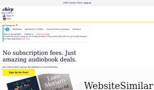 chirpbooks.com Screenshot