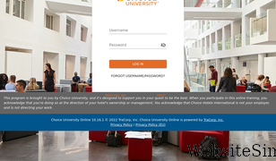 choiceuniversity.net Screenshot