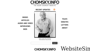 chomsky.info Screenshot