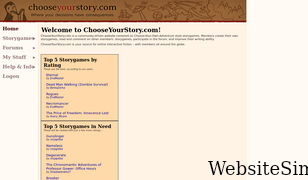 chooseyourstory.com Screenshot