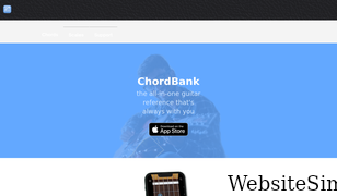chordbank.com Screenshot