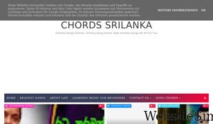 chordssrilanka.com Screenshot