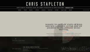 chrisstapleton.com Screenshot