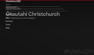 christchurchnz.com Screenshot