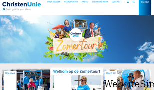 christenunie.nl Screenshot