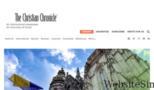 christianchronicle.org Screenshot