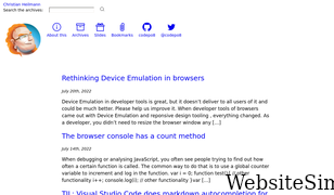 christianheilmann.com Screenshot
