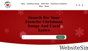 christmassongsandcarols.com Screenshot