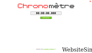 chronometre-en-ligne.com Screenshot