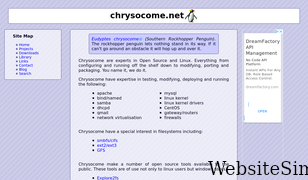 chrysocome.net Screenshot