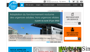 chu-grenoble.fr Screenshot