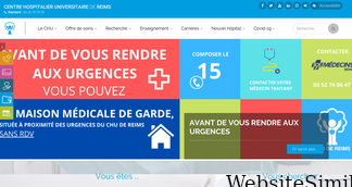 chu-reims.fr Screenshot