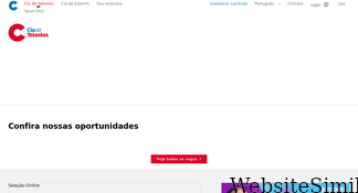 ciadetalentos.com.br Screenshot