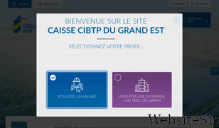 cibtp-grandest.fr Screenshot