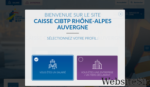 cibtp-raa.fr Screenshot