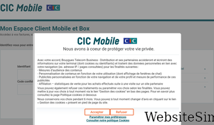 cic-mobile.fr Screenshot