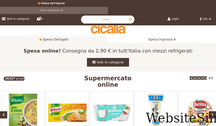 cicalia.com Screenshot