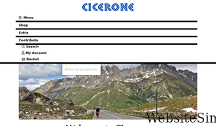 cicerone.co.uk Screenshot