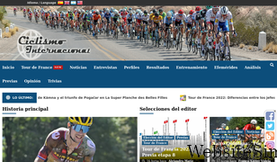 ciclismointernacional.com Screenshot