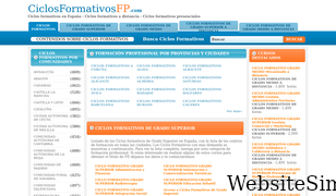 ciclosformativosfp.com Screenshot
