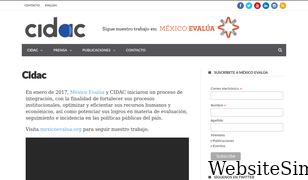 cidac.org Screenshot