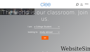 ciee.org Screenshot