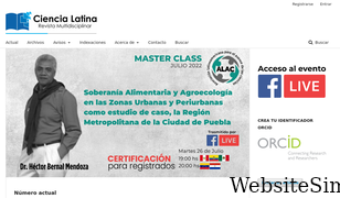 ciencialatina.org Screenshot
