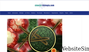 cienciaybiologia.com Screenshot