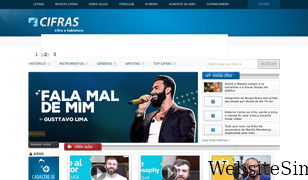 cifras.com.br Screenshot