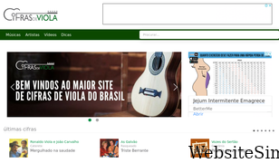 cifrasdeviola.com.br Screenshot
