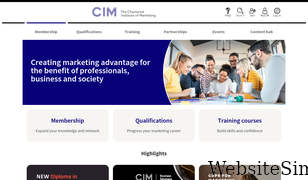 cim.co.uk Screenshot