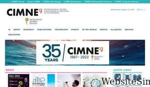 cimne.com Screenshot