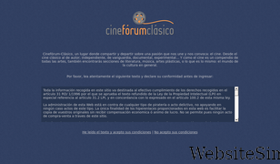 cineforum-clasico.org Screenshot