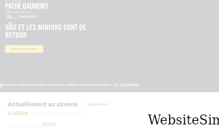 cinemaspathegaumont.com Screenshot