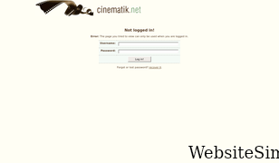 cinematik.net Screenshot