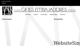 cinesembajadores.es Screenshot