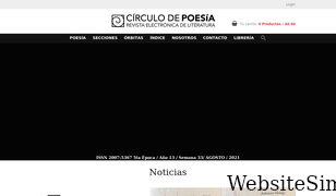 circulodepoesia.com Screenshot