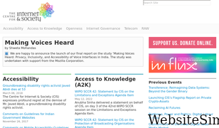 cis-india.org Screenshot
