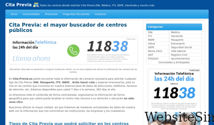 cita-previa.es Screenshot