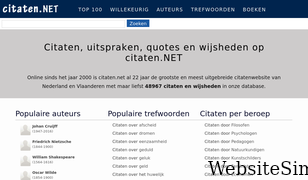 citaten.net Screenshot