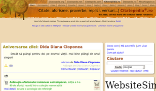 citatepedia.ro Screenshot