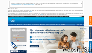 citibank.com.vn Screenshot