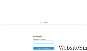 citiesnear.com Screenshot