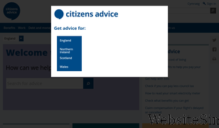 citizensadvice.org.uk Screenshot